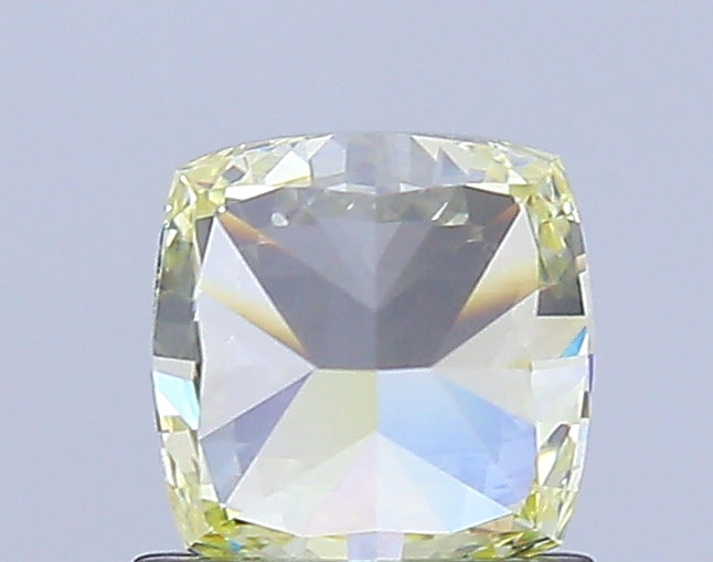 cushion cut 1.06ct diamond – igi certified fancy yellow vs1 loose stone – finora jewelry