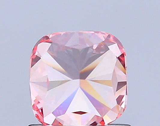 Cushion Cut 1.04ct IGI Certified Fancy Vivid Pink Diamond – Finora Jewelry