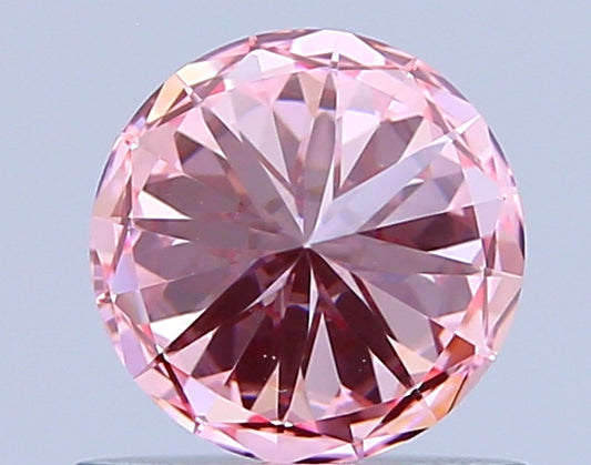 Round 0.71 Ct International Gemological Institute Certified Fancy Intense Pink Diamond – Finora Jewelry