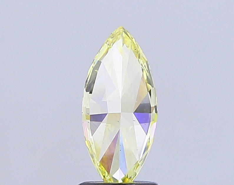 marquise cut 1.53 ct igi certified fancy yellow diamond – finora jewelry
