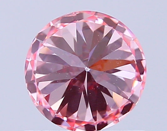 Round 0.83 Ct IGI Certified Fancy Vivid Pink Diamond – Finora Jewelry