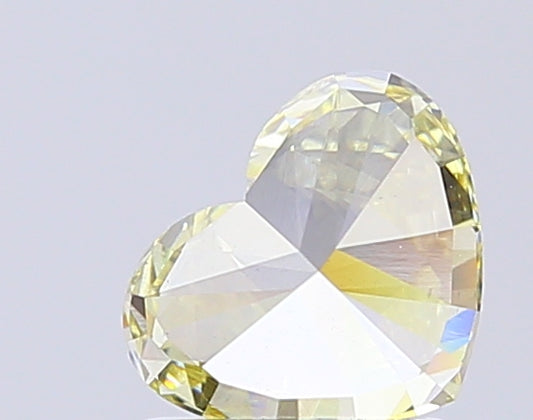 Heart Cut 1.34 Ct IGI Certified Fancy Vivid Yellow Diamond – Finora Jewelry