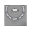 16mm Moissanite Silver Miami Cuban Link Chain - 22-Inch Heavyweight Choker