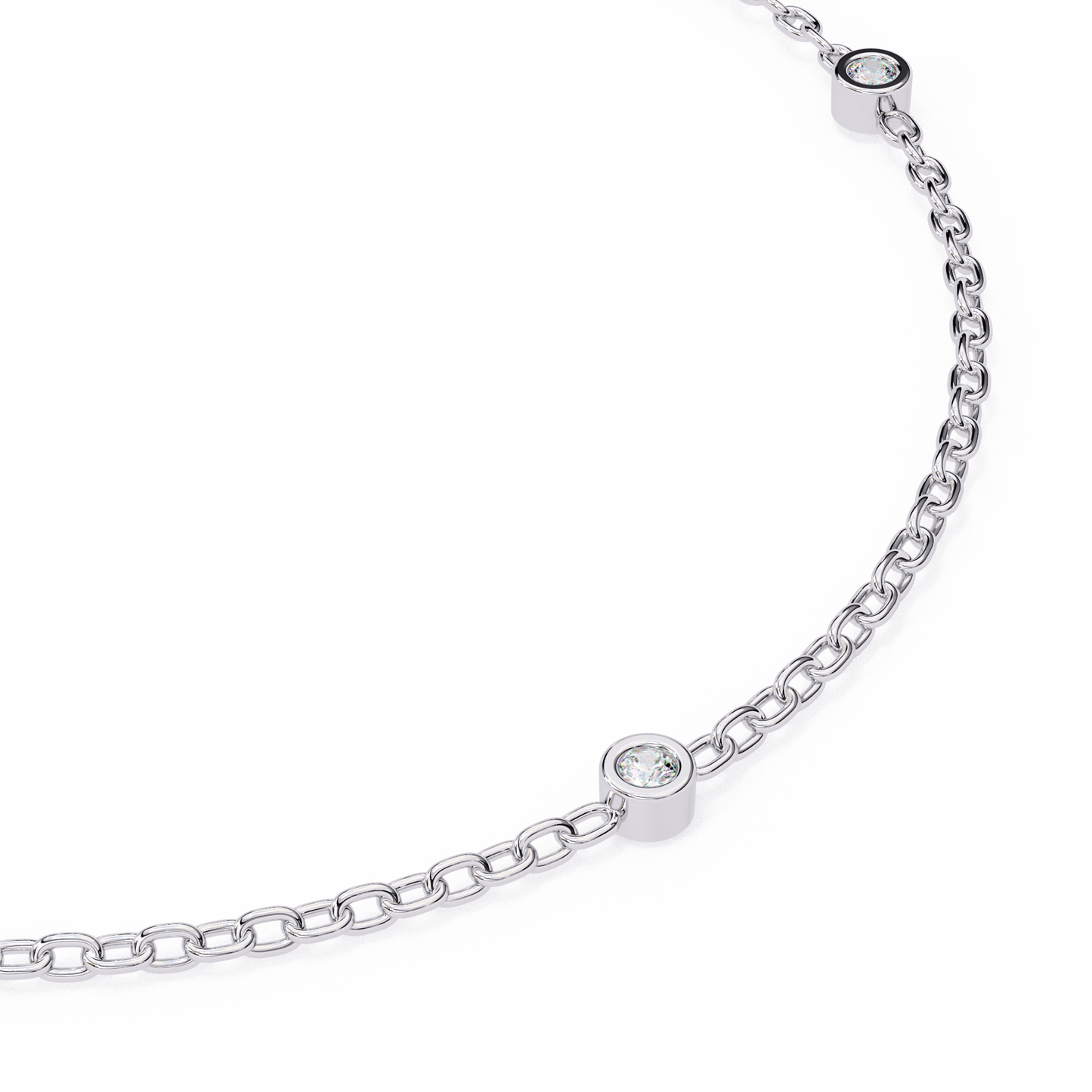 lina petite diamond station bracelet – finora jewelry