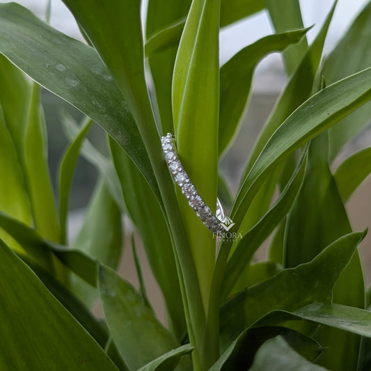 2.65 CT Cushion Cut Moissanite Engagement Ring with Pavé Band in 925 Silver / 10K & 14K Gold