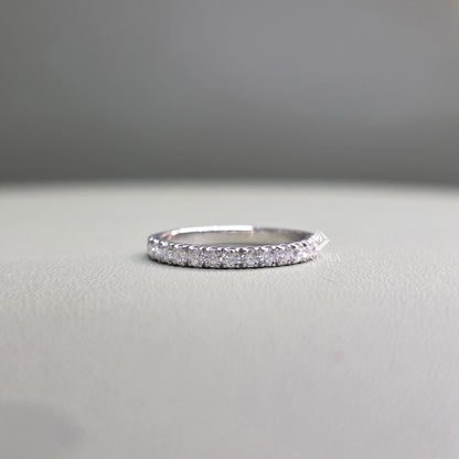 Cushion Cut Moissanite Engagement Ring