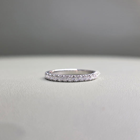 Cushion Cut Moissanite Engagement Ring
