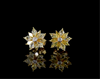 Sunflower Crystal Earrings