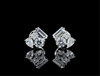 Multi-Cut Cluster Stud Earrings