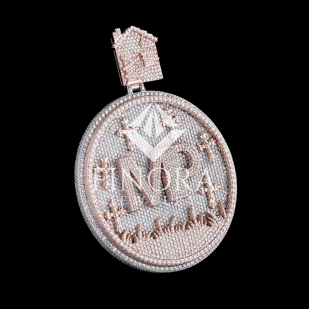 Rose gold custom pendant