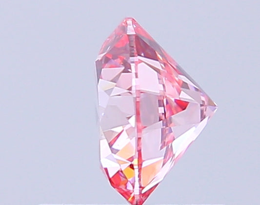 Round 0.83 Ct IGI Certified Fancy Vivid Pink Diamond – Finora Jewelry