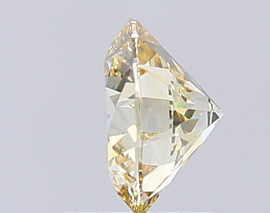 Round Cut Diamond 1.52 Ct IGI Certified Fancy Light Yellow Diamond – Finora Jewelry