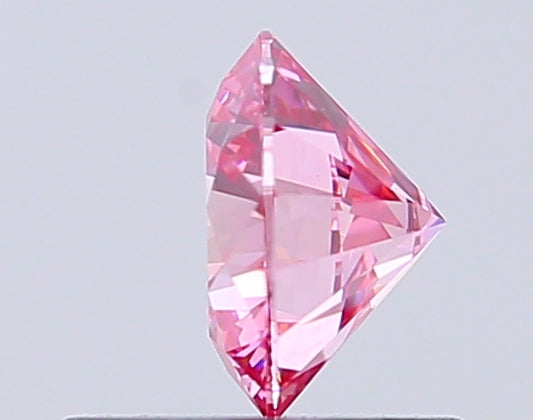 Round 0.74 Ct IGI Certified Fancy Vivid Pink Diamond – Finora Jewelry