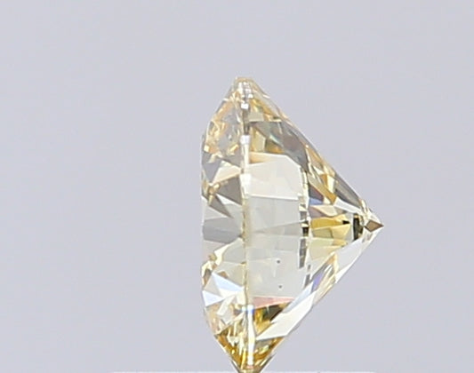 Round Cut Diamond 1.01 Ct IGI Certified Fancy Light Yellow Diamond – Finora Jewelry