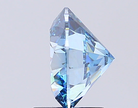 Round Cut 2.41 Ct IGI Certified Fancy Vivid Blue Diamond – Finora Jewelry