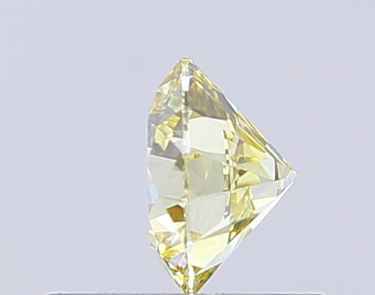 Round 0.50 Ct International Gemological Institute Certified Fancy Yellow Diamond – Finora Jewelry