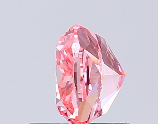 Cushion Cut 1.00 Ct IGI Certified Fancy Vivid Pink Diamond – Finora Jewelry