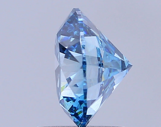 Round Cut 2.02 Ct IGI Certified Fancy Vivid Blue Diamond – Finora Jewelry