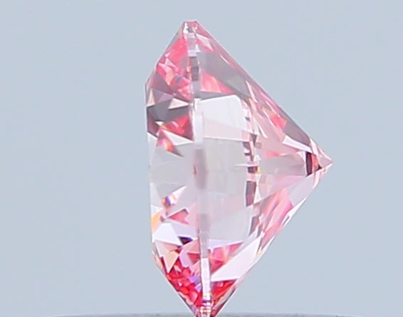 round 0.63 ct international gemological institute certified fancy vivid pink diamond – finora jewelry
