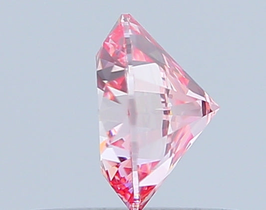 Round 0.63 Ct International Gemological Institute Certified Fancy Vivid Pink Diamond – Finora Jewelry