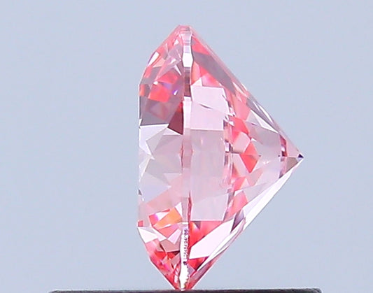 Round 0.77 Ct IGI Certified Fancy Vivid Pink Diamond – Finora Jewelry