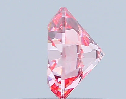 Round 0.64 Ct International Gemological Institute Certified Fancy Vivid Pink Diamond – Finora Jewelry