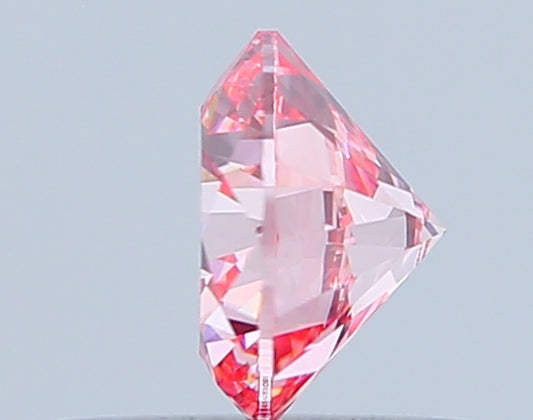Round 0.64 Ct International Gemological Institute Certified Fancy Vivid Pink Diamond – Finora Jewelry