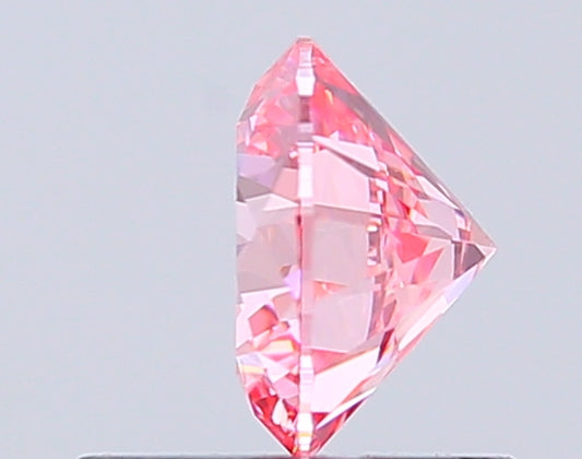 Round 0.74 Ct IGI Certified Fancy Vivid Pink Diamond – Finora Jewelry