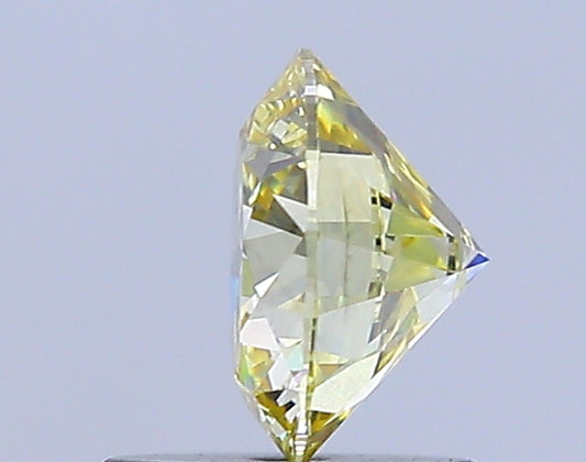 Round Cut Diamond 1.09 Ct IGI Certified Fancy Light Yellow Diamond – Finora Jewelry