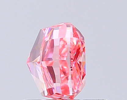 IGI Certified Cushion-Cut Fancy Vivid Pink Diamond – 1.18 ct  | Finora Jewelry