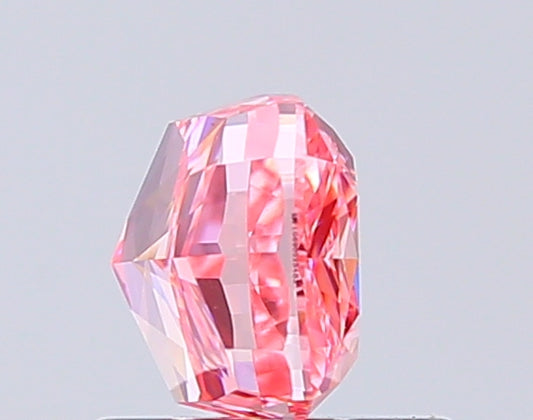 IGI Certified Cushion-Cut Fancy Vivid Pink Diamond – 1.18 ct  | Finora Jewelry