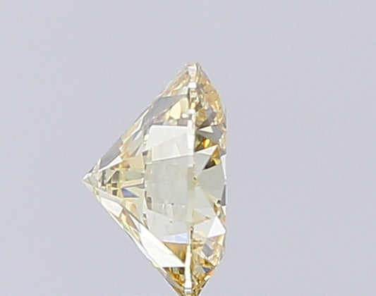 Round Cut Diamond 1.01 Ct IGI Certified Fancy Light Yellow Diamond – Finora Jewelry