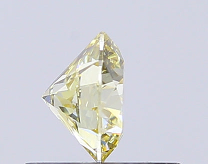 Round 0.50 Ct International Gemological Institute Certified Fancy Yellow Diamond – Finora Jewelry