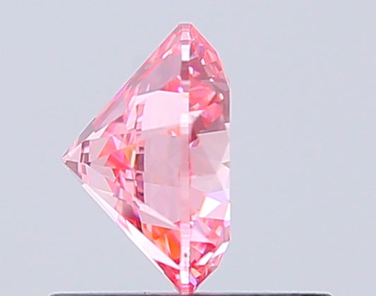 Round 0.74 Ct IGI Certified Fancy Vivid Pink Diamond – Finora Jewelry