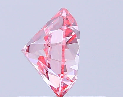 Round 0.83 Ct IGI Certified Fancy Vivid Pink Diamond – Finora Jewelry