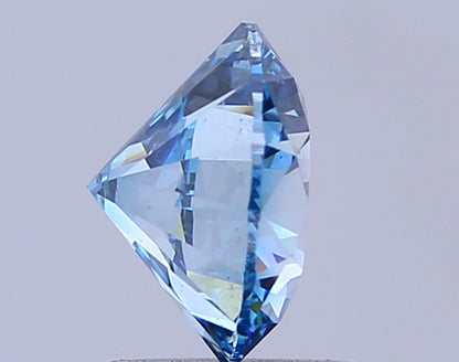 Round Cut 2.02 Ct IGI Certified Fancy Vivid Blue Diamond – Finora Jewelry