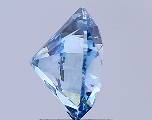 Round Cut 2.02 Ct IGI Certified Fancy Vivid Blue Diamond – Finora Jewelry
