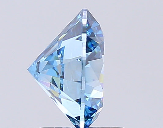 Round Cut 2.41 Ct IGI Certified Fancy Vivid Blue Diamond – Finora Jewelry