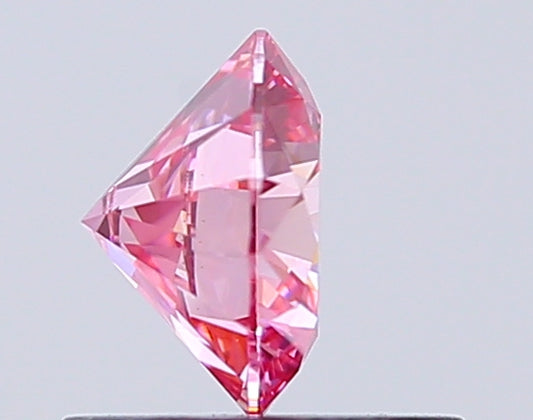 Round 0.74 Ct IGI Certified Fancy Vivid Pink Diamond – Finora Jewelry
