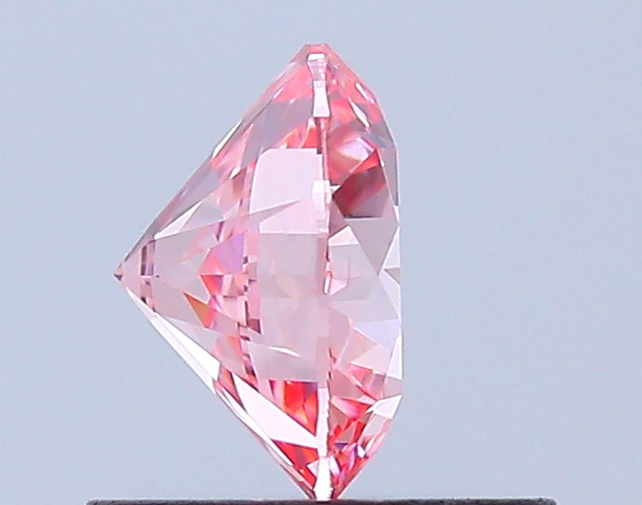 round 0.77 ct igi certified fancy vivid pink diamond – finora jewelry