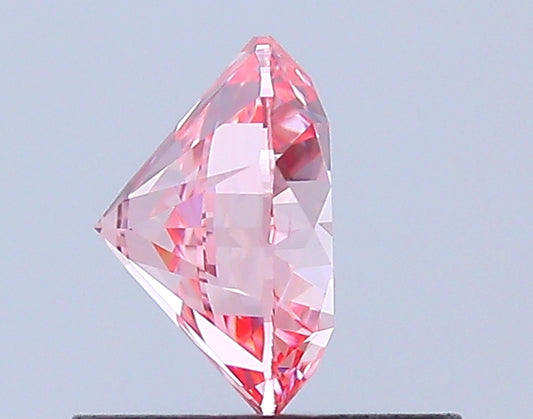Round 0.77 Ct IGI Certified Fancy Vivid Pink Diamond – Finora Jewelry