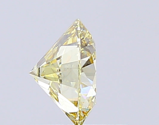 Round 1.00 Ct IGI Certified Fancy Light Yellow Diamond – Finora Jewelry