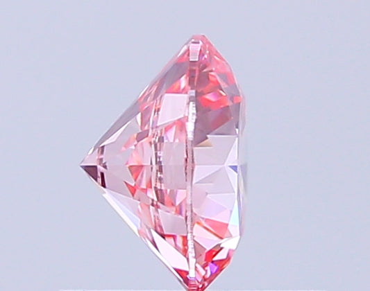 Round 0.71 Ct International Gemological Institute Certified Fancy Vivid Pink Diamond – Finora Jewelry