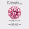 Round 0.71 Ct International Gemological Institute Certified Fancy Intense Pink Diamond – Finora Jewelry