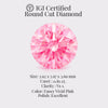 Round 0.81 Ct IGI Certified Fancy Vivid Pink Diamond – Finora Jewelry