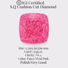 Cushion 0.95 Ct International Gemological Institute Certified Fancy Vivid Pink Diamond – Finora Jewelry