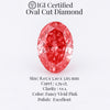 Oval Cut 1.79 Ct IGI Certified Fancy Vivid Pink Diamond – Finora Jewelry
