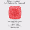 Cushion 1.00 Ct International Gemological Institute Certified Fancy Vivid Pink Diamond – Finora Jewelry