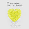 Heart Cut 1.03 Ct IGI Certified Fancy Intense Yellow Diamond – Finora Jewelry