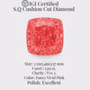 Cushion 1.01 Ct International Gemological Institute Certified Fancy Vivid Pink Diamond – Finora Jewelry
